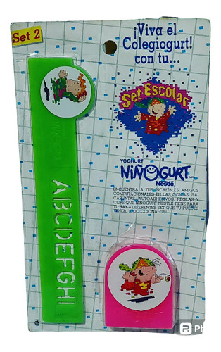 Blister Nestlé Promoción Yoghurt Niñogurt Del Año 1987 Nuevo