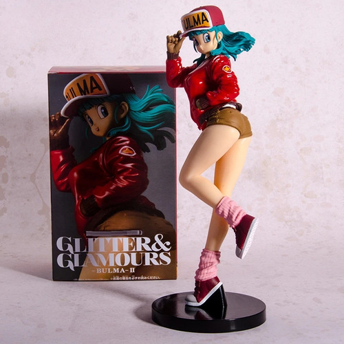 Dragon Ball Glitter Y Glamours Bulma Red 