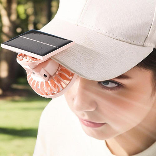 Clip Cap Ventillez Han Free Free Portable Fan Personal Rosa