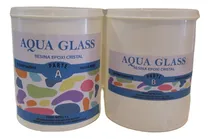 Comprar  Resina Cristal Aqua Glass  1.45 Kg Alto Espesor Artesanías