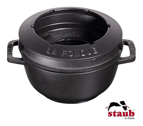 Imagem 6 de 8 de Serviço Fondue 1,65l 18cm Staub Panela Ferro Fundido Brinde