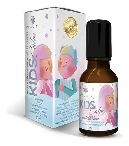 Óleo Essencial Wellife Blend Kids Calm 20ml Puro