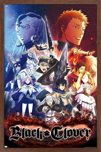 Black Clover - Póster De Pared De Una Hoja, 22.375  X ...