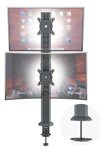 Hemudu Dual Monitor Articulating Desk Mount Arm Stand - La P