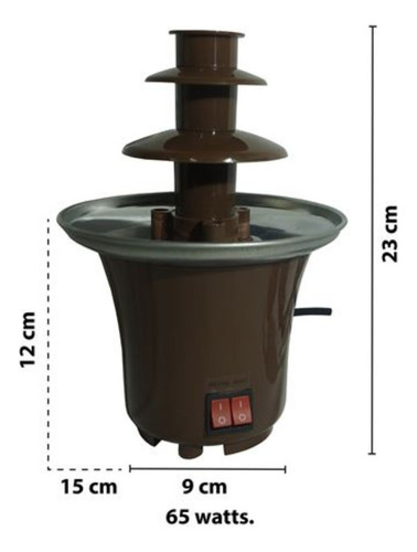 Fuente De Chocolate 3 Pisos Excelente Calidad Chocolatera