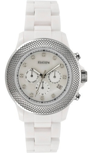 Reloj Blanco Elgin Para Mujeres Eg7040w