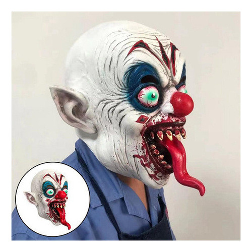 Máscara De Látex De Terror Palhaço Do Diabo Paranew 2024
