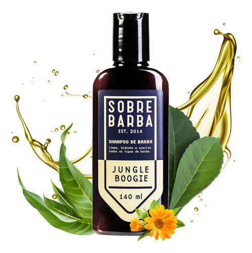 Kit Shampoo Condicionador Óleo 30ml Jungle Boogie Sobrebarba