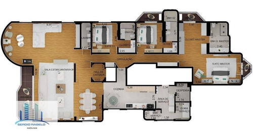 Imagem 9 de 11 de Apartamento Com 3 Dormitórios À Venda, 293 M² Por R$ 6.065.000 - Vila Nova Conceição - São Paulo/sp - Ap3568