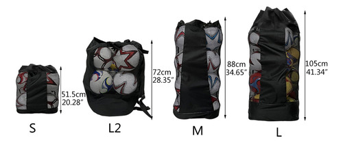 (l) Bolsa De Malla Para Balones, Bolsa De Almacenamiento Imp