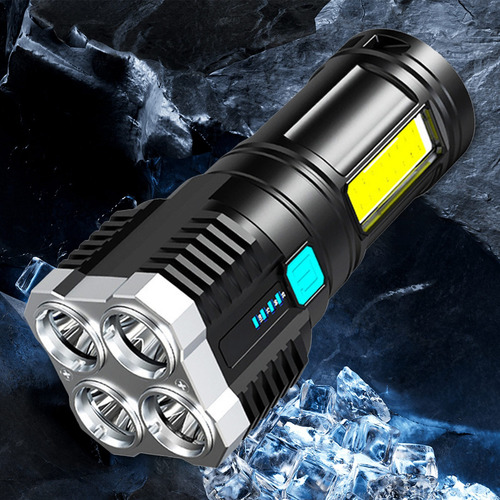 Linterna Led Multifunción De Luz Fuerte S 4 Beads Cob 2008