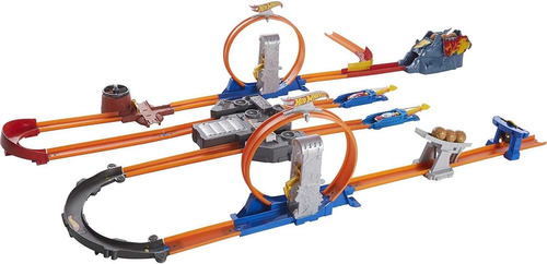 Juego De Pistas Hot Wheels, Total Turbo Takeover