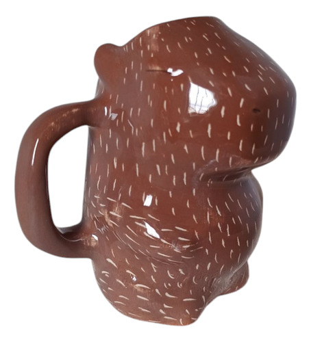Mate De Cerámica Capibara Chocolate Capibara