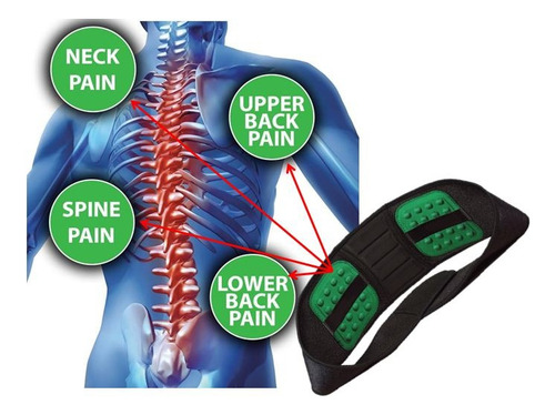 Cinturón De Soporte De Espalda Para Alivio Del Dolor Lumbar