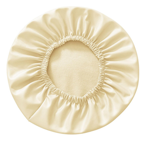 Protector Redondo Para Taburete De Bar, Funda Beige