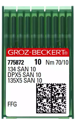 20 Agujas Groz-beckert® Uy 134 San 10 - 70/10, Ffg