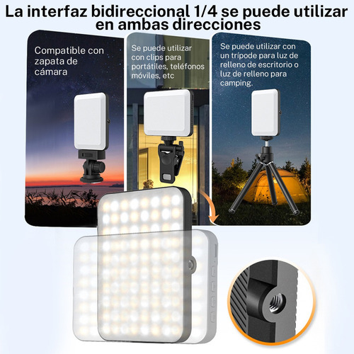 Neewer Luz Led De Video Con Clip For Teléfono Móvil