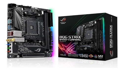 Placa-mãe Asus Rog Strix B450-i Gaming Wifi Amd Am4 Mini-itx