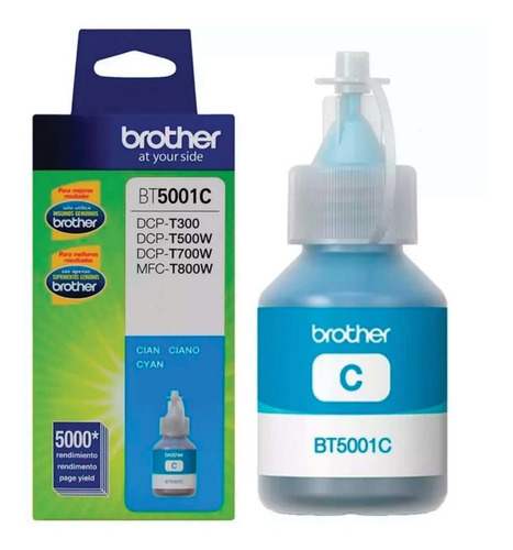 Tinta Brother Btd60 Negro + Bt5001 Color T310 T510 T710