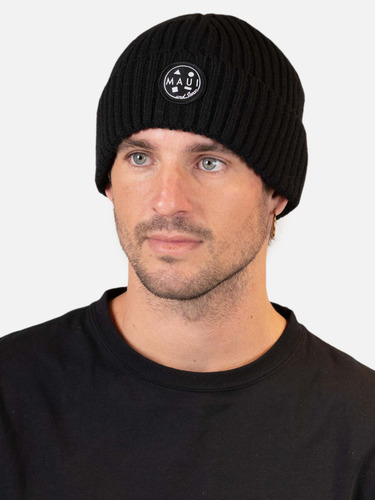 Gorro Bali Negro Hombre Maui And Sons