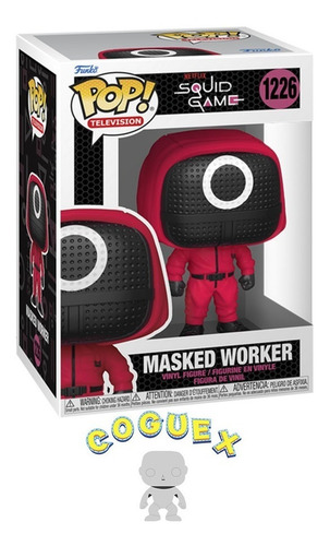 Funko Pop Juego Del Calamar Soldado Rojo Con Mascara 1226