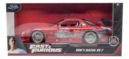 Jada Dom S Mazda Rx-7 Escala 1/24 Rapidos Y Furiosos