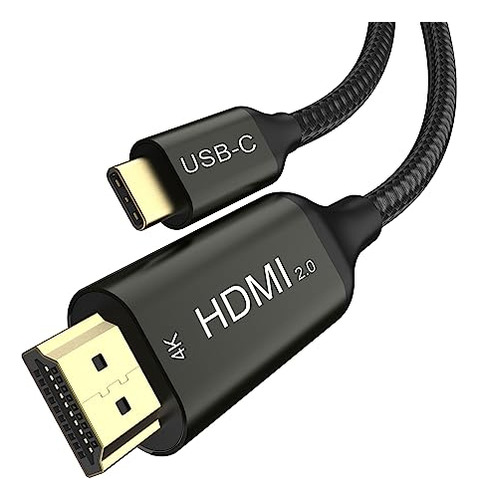 Ablink Usb C A Hdmi 2.0 Cable 15ft - Thunderbolt 4/3 A Hdmi