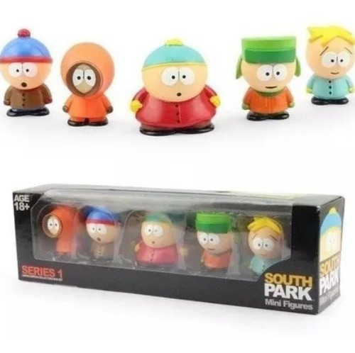 5 Piezas South Park Stan Kyle Eric Kenny Modelo Figura Jugue