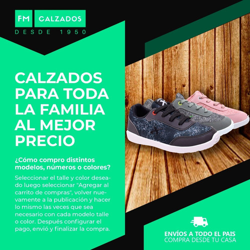 Imagen 3 de 4 de Zapatillas Jaguar Deportivas Hombre Peso Pluma #9328