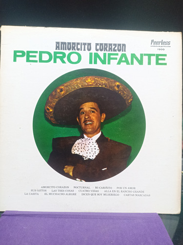 Pedro Infante Amorcito Corazón 1975 Peerless Lp Vinil