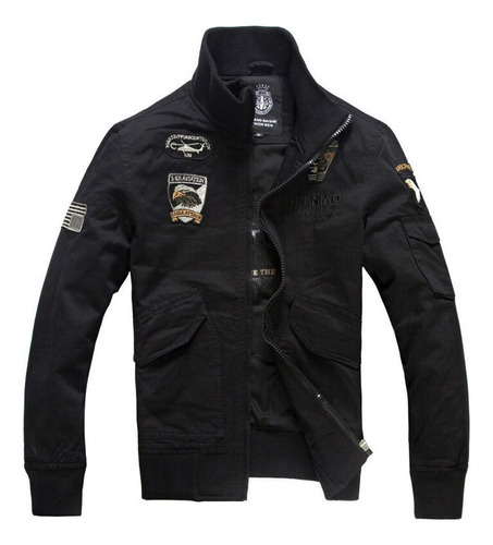 Chaqueta De Algodón De Aviador Americano Para Hombre.