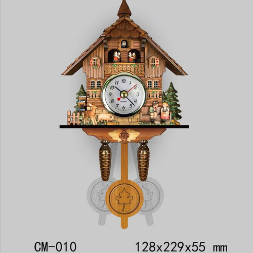 Reloj De Pared De Madera J