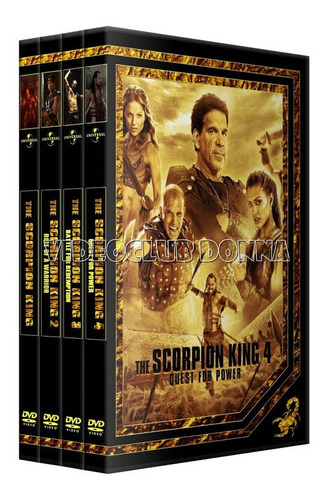 The Scorpion King El Rey Escorpion Completa Dvd 4 Peliculas