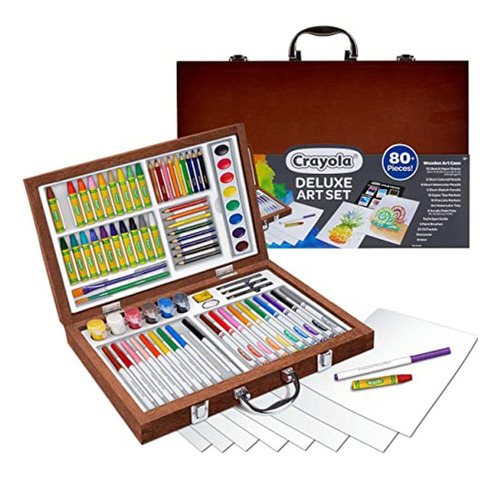 Juego De Arte De Madera Crayola, Más De 80 Piezas, Artes Y M