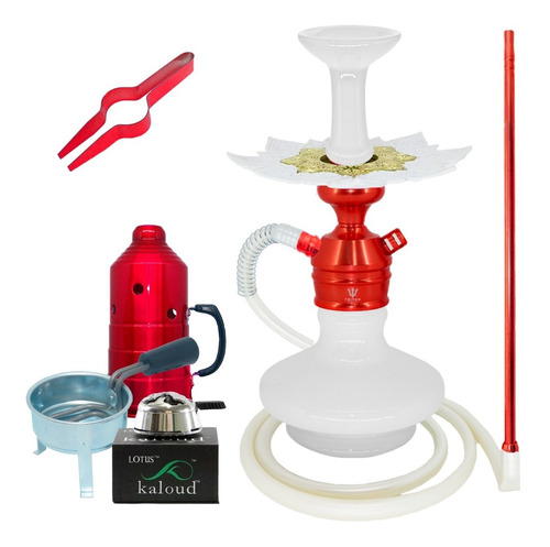 Narguile Completo Triton Zip Barato Anti Chamas Kaloud Zeus