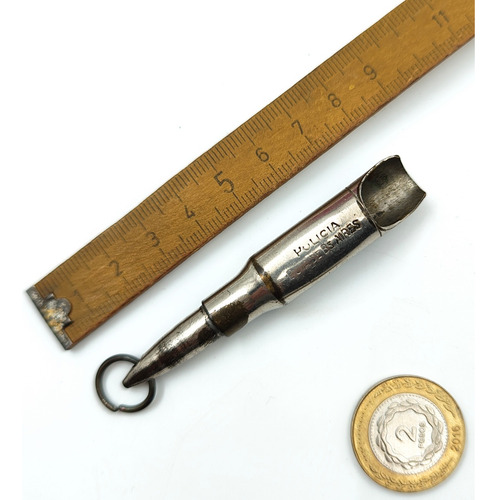 Silbato Antiguo Policia Buenos Aires - Militaria (Usado)