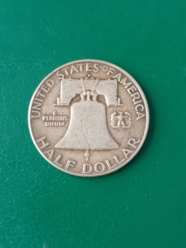 Eeuu 1954 D Medio Dolar Plata (Usado)