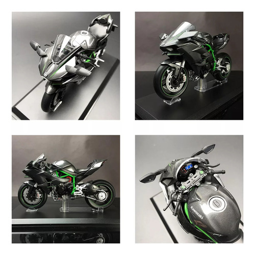 Mz Modelo De Moto Miniatura Kawaski H2r Con Luz Y Sonido