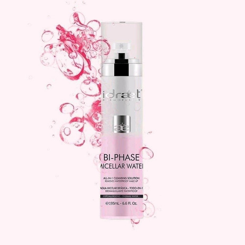 Bi Phase Agua Micelar Desmaquilla A Prueba De Agua Idraet