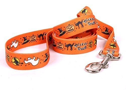 Diseño Yellow Dog Trick Or Treat Perro Del Correo-size X-lar