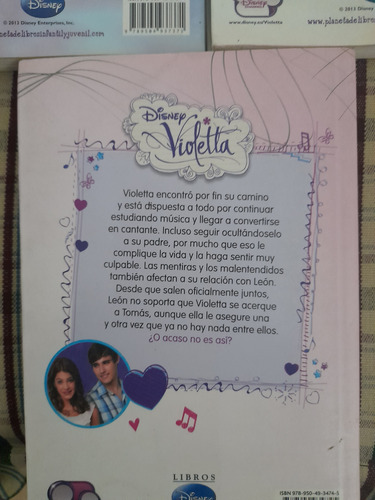 Combo Violetta Disney No Voy A Parar Codigo De Amistad Sueño (Usado)
