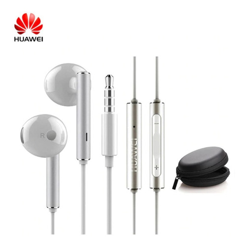 Audífonos Huawei Am116 Blanco Manos Libres Con Estuche
