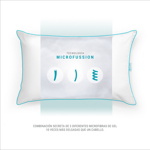 Set Sognare Nuo 2 Almohada King Size + 2 Estándar Semi Firme