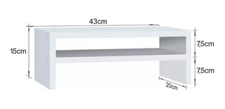 Suporte Apoio Base Para Notebook Monitores Escritório Mesa