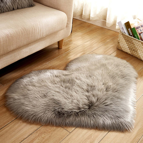 (w) Baby Photography Props Love Heart Shape Blanket Fluffy B