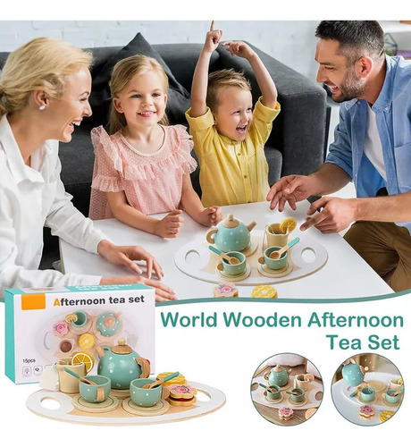 Juego De Té For Niños De Juguete De Cocina, Tazas