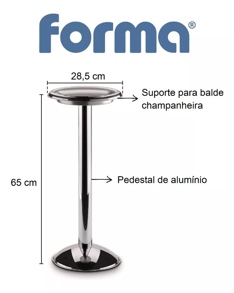 Terceira imagem para pesquisa de champanheira inox