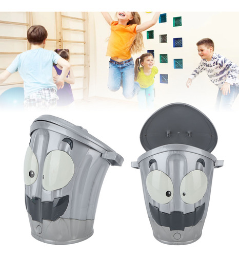 Juego De Baloncesto Goal Hoop Toy Trash Can, Divertido