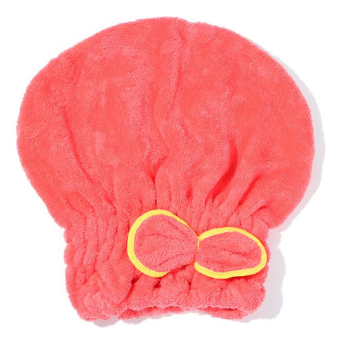 Gorro De Pelo Quick Dry Bowknot Wrap Toalla Capucha Quick