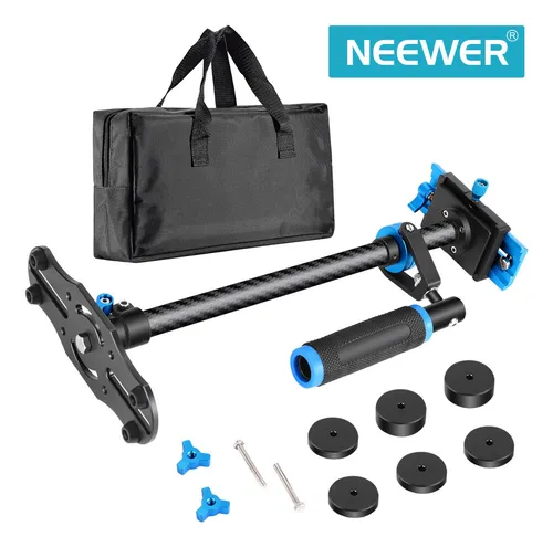 .. Neewer Estabilizador De Mano Cámara 60cm Fibra Carbono